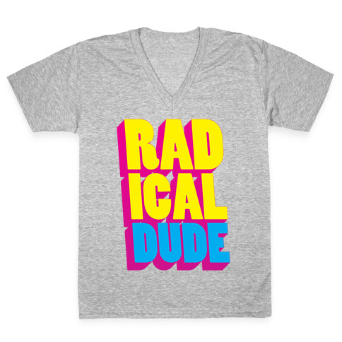 Radical Dude V-Neck Tee Shirt