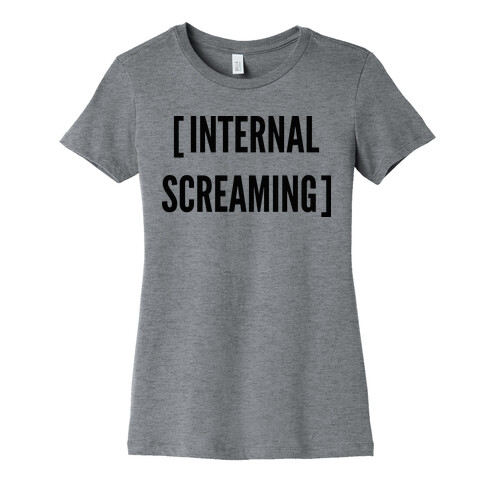 Internal Screaming  Womens T-Shirt