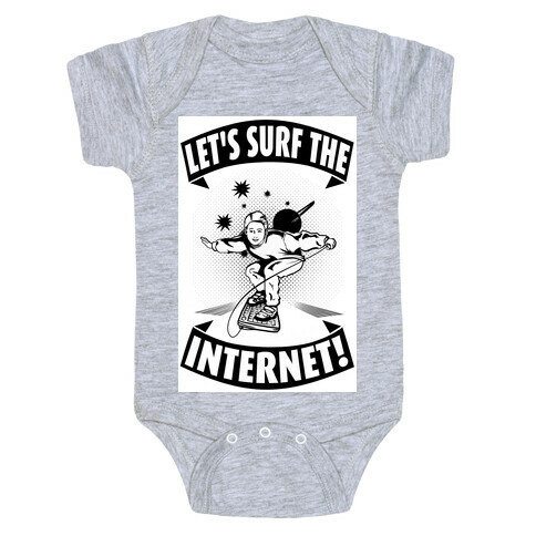 Let's Surf the Internet! Baby One-Piece