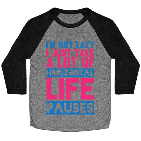 Not Lazy Baseball Tee