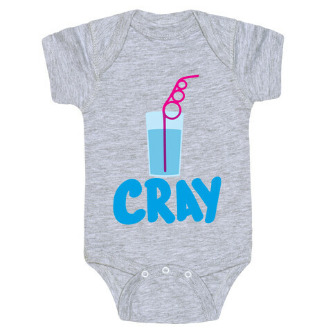 Cray-Z Straws Baby One-Piece