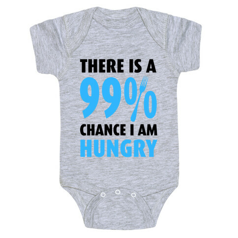 There is a 99% Chance I am Hungry Baby One-Piece