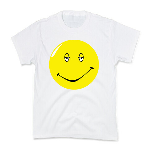 Dazed and Confused Stoner Smiley Face Kids T-Shirt