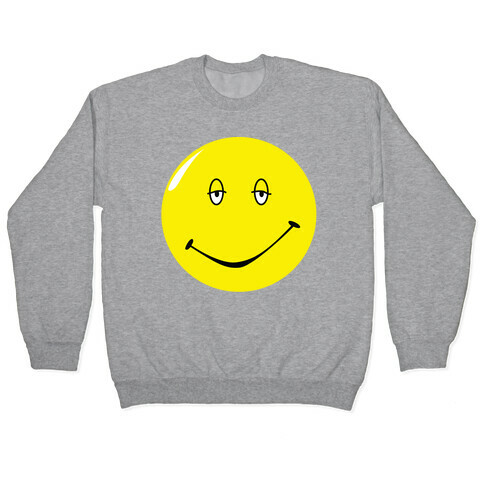 Dazed and Confused Stoner Smiley Face Pullover