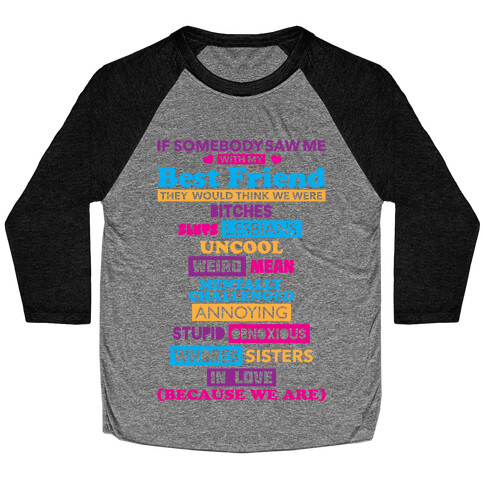 Best Friends Baseball Tee