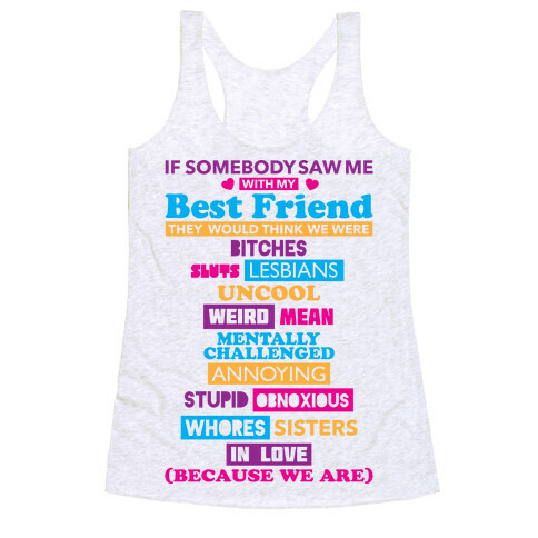 Best Friends Racerback Tank Top