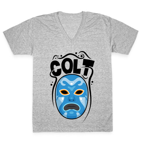 Colt Mask V-Neck Tee Shirt