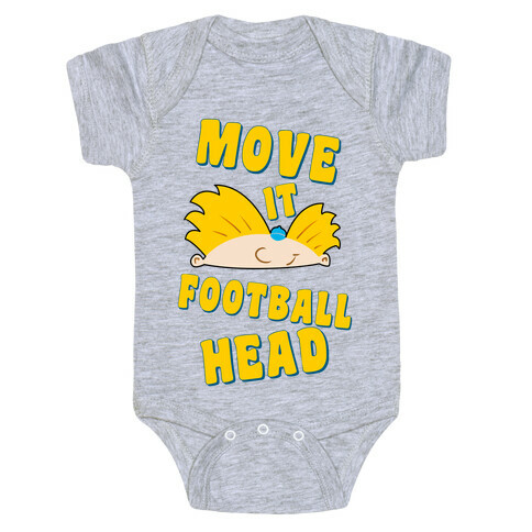 Move It Football Head! Baby One-Piece