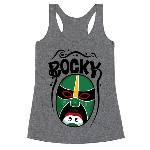 Rocky Mask Racerback Tank Top