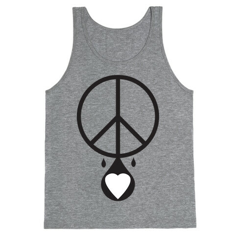 Peace dripping Love Tank Top