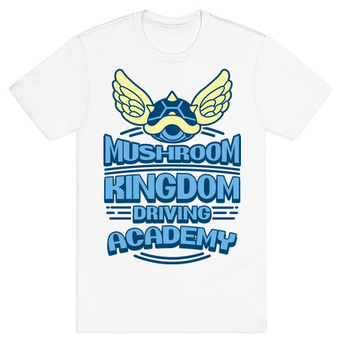 Mushroom Kingdom Driving Academy T-Shirt