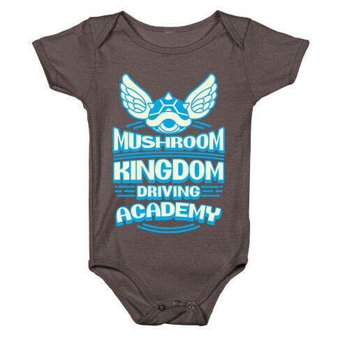 Mushroom Kingdom Driving Academy Baby One-Piece