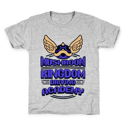 Mushroom Kingdom Driving Academy Kids T-Shirt
