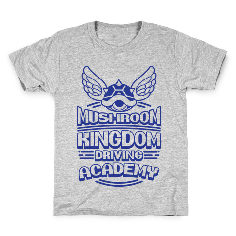 Mushroom Kingdom Driving Academy Kids T-Shirt