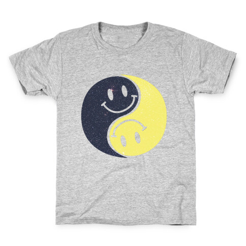 Smiley Yin Yang Kids T-Shirt