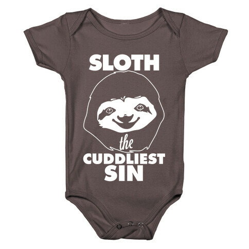 Sloth: The Cuddliest Sin Baby One-Piece