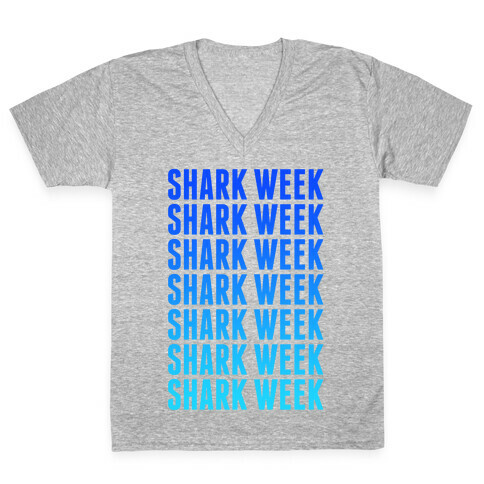 Shark Week V-Neck Tee Shirt