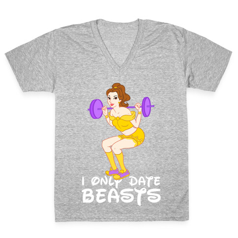 I Only Date Beasts V-Neck Tee Shirt