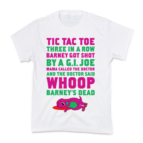 Whoop Barney's Dead Kids T-Shirt