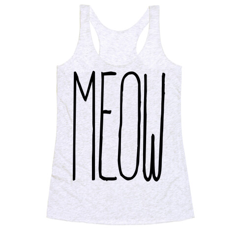 MEOW Racerback Tank Top