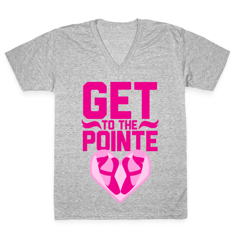 Get to the Pointe V-Neck Tee Shirt