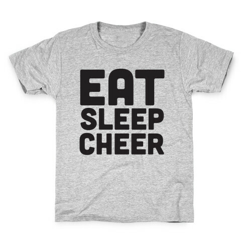 Eat Sleep Cheer Kids T-Shirt