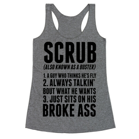 No Scrubs Racerback Tank Top