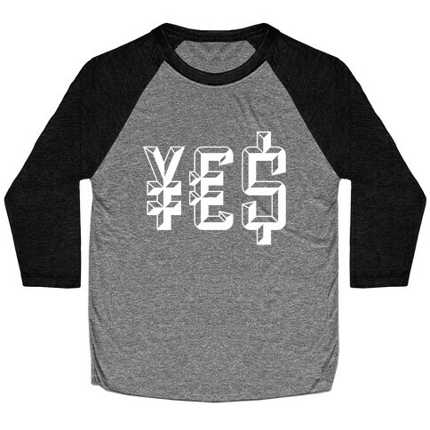 Yes Money Baseball Tee