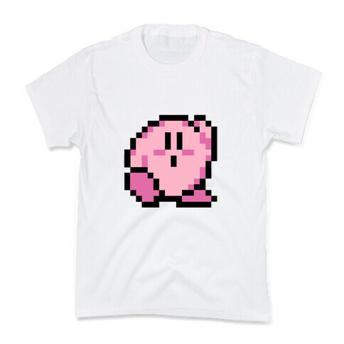 8-Bit Kirby Kids T-Shirt