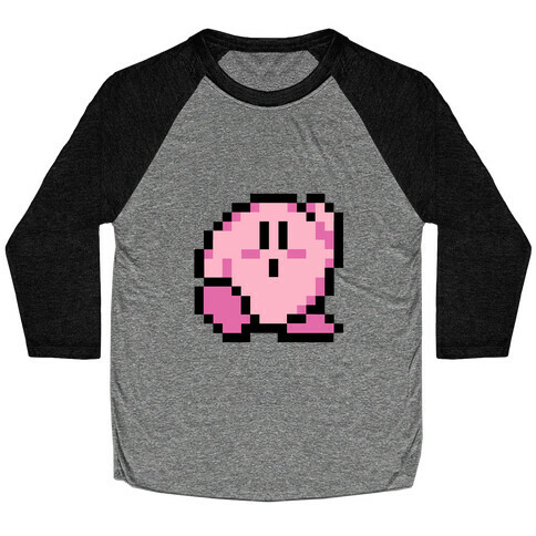 8-Bit Kirby Baseball Tee