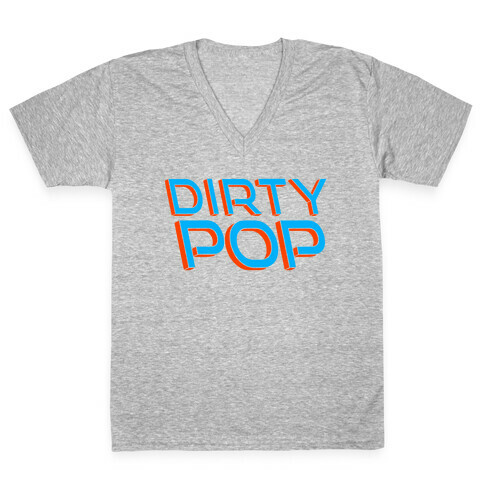 Dirt Pop V-Neck Tee Shirt