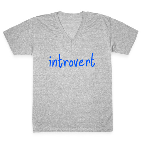 Introvert V-Neck Tee Shirt