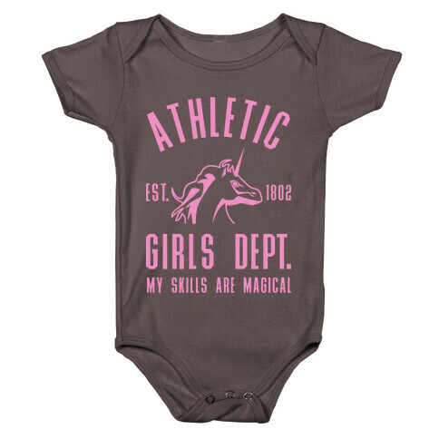 Athletic Girls Department My Skills Are Magical Baby One-Piece