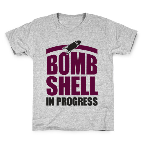 Bombshell In Progress Kids T-Shirt