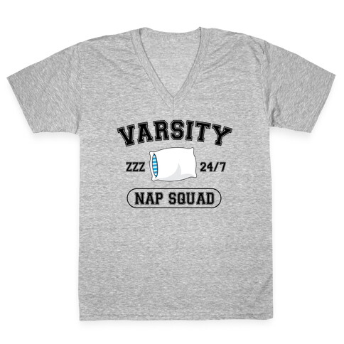 Varsity Nap Squad V-Neck Tee Shirt