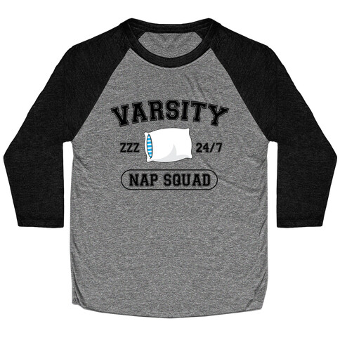 Varsity Nap Squad Baseball Tee