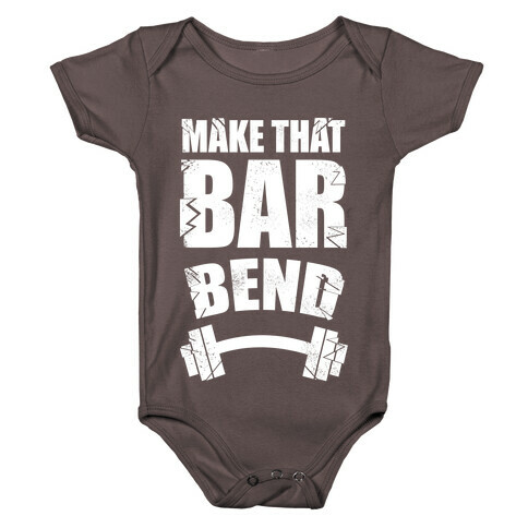 Make That Bar Bend! Baby One-Piece