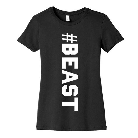 Hashtag Beast Womens T-Shirt