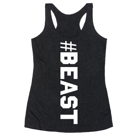 Hashtag Beast Racerback Tank Top