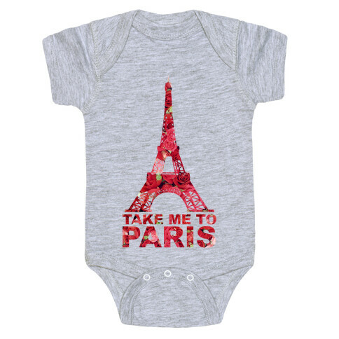 Take Me To Paris Baby One-Piece