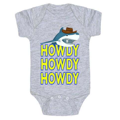 Howdy Shark Baby One-Piece