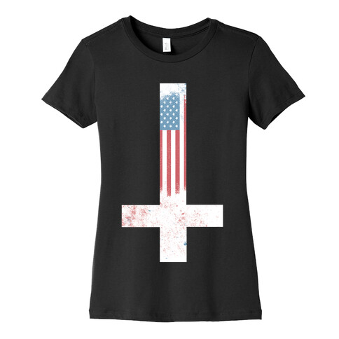 Satanic America Womens T-Shirt