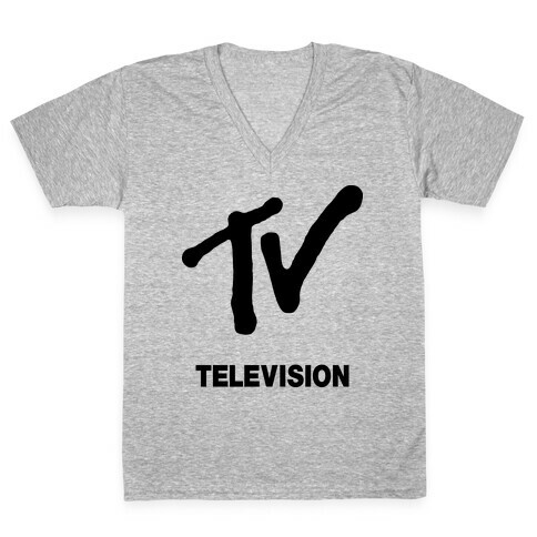 TV V-Neck Tee Shirt
