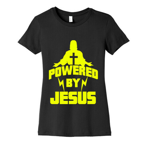 Powered By Jesus Womens T-Shirt