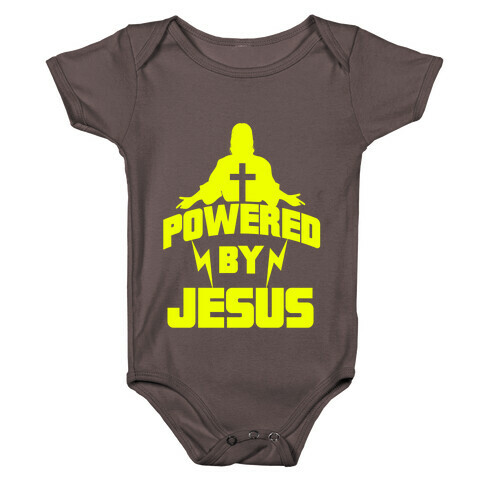 Powered By Jesus Baby One-Piece