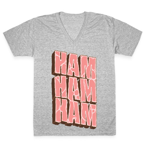 HAM HAM HAM V-Neck Tee Shirt