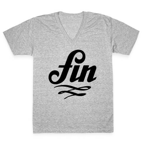 Fin V-Neck Tee Shirt