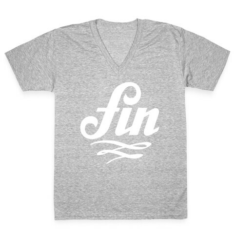 Fin V-Neck Tee Shirt