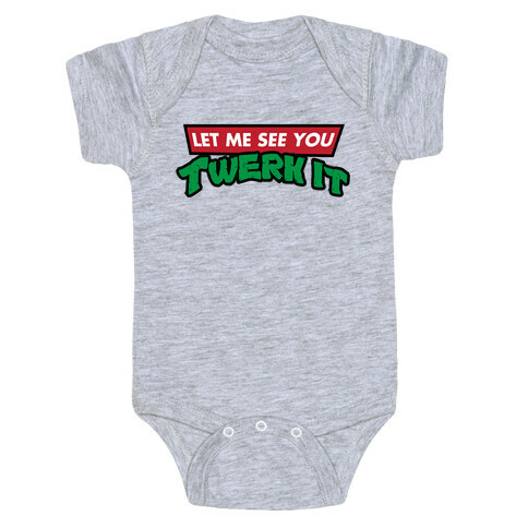 Turtle Twerk Baby One-Piece