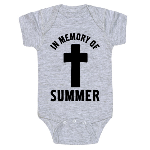 In Memory Of Summer Baby One-Piece